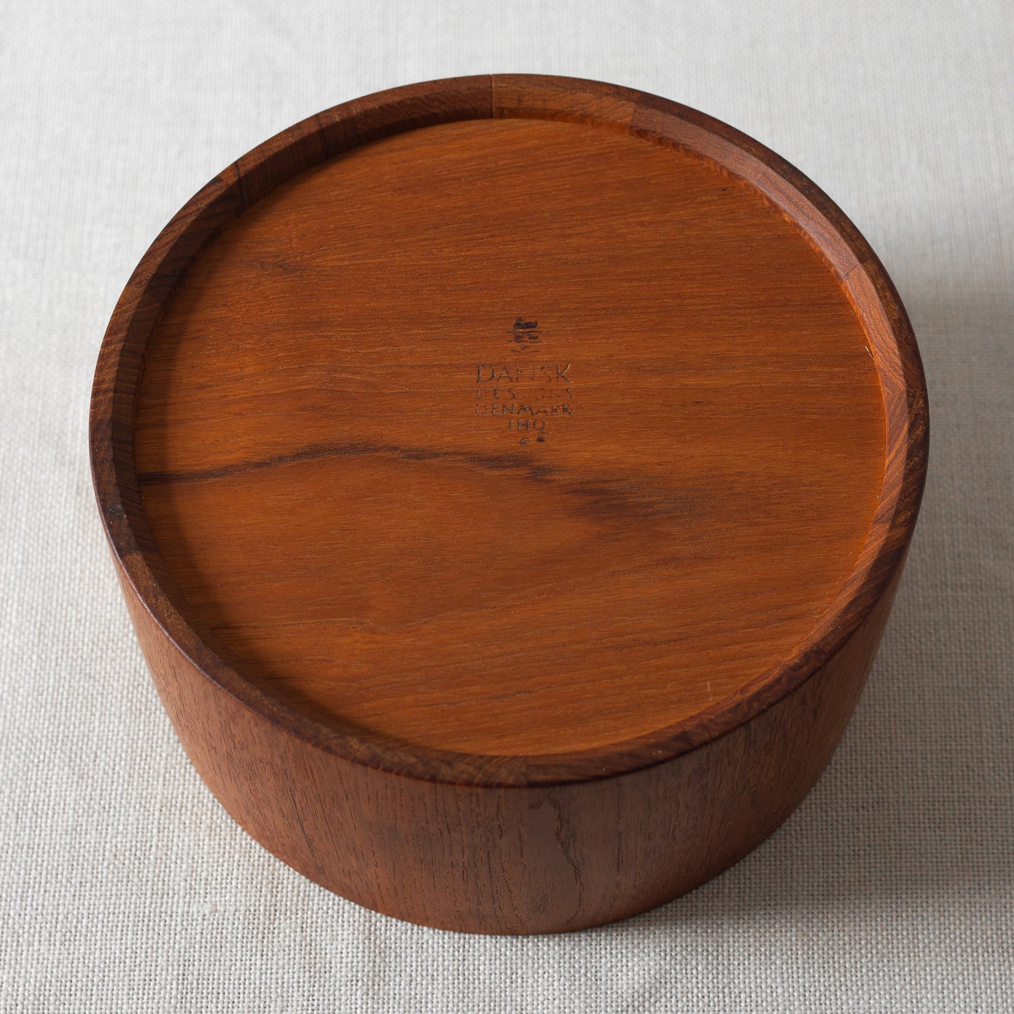 Teak ice bucket, Jens Quistgaard, Dansk Designs, Denmark. 1950s.