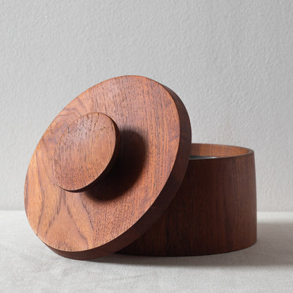 Teak ice bucket, Jens Quistgaard, Dansk Designs, Denmark. 1950s.