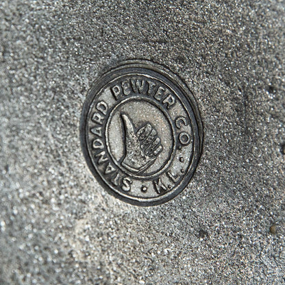 Pewter Vase, K.L Standard Pewter Co., Malaysia. Late c20th.