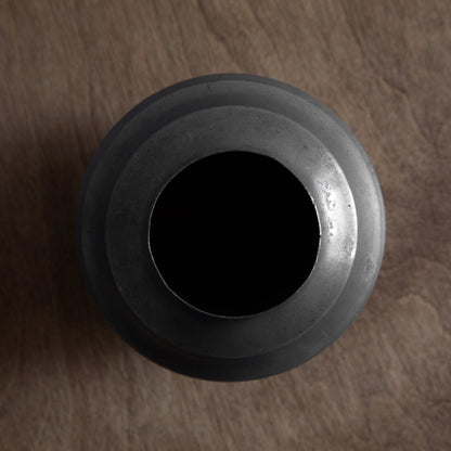 Pewter Vase, K.L Standard Pewter Co., Malaysia. Late c20th.