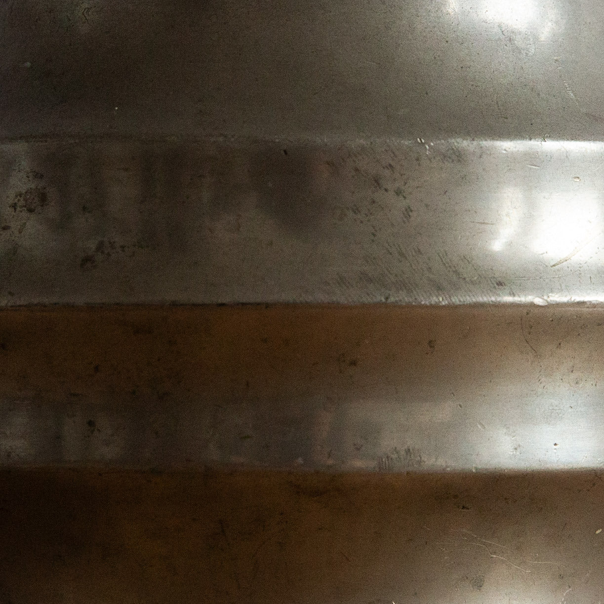 Pewter Vase, K.L Standard Pewter Co., Malaysia. Late c20th.