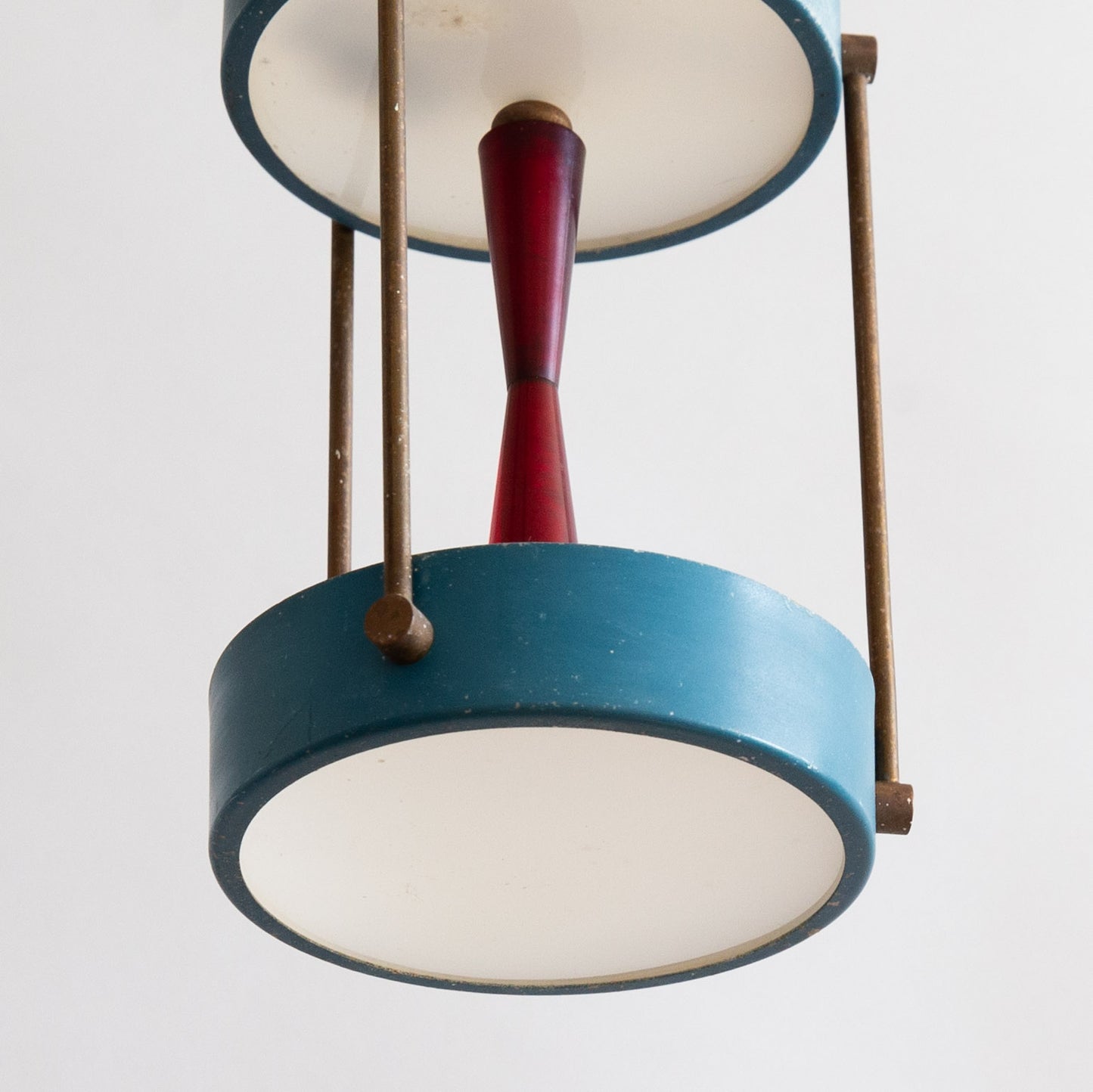 Small Atomic Era Ceiling Lamp, England. 1960s.