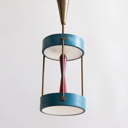 Small Atomic Era Ceiling Lamp, England. 1960s.