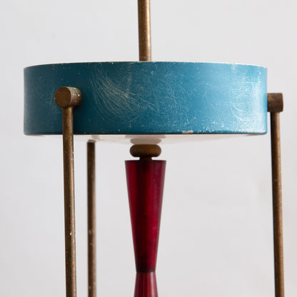 Small Atomic Era Ceiling Lamp, England. 1960s.