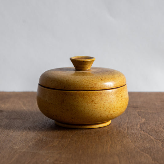 Lidded ‘Tobo’ bowl, Erich & Ingrid Triller, Sweden. 1950s.