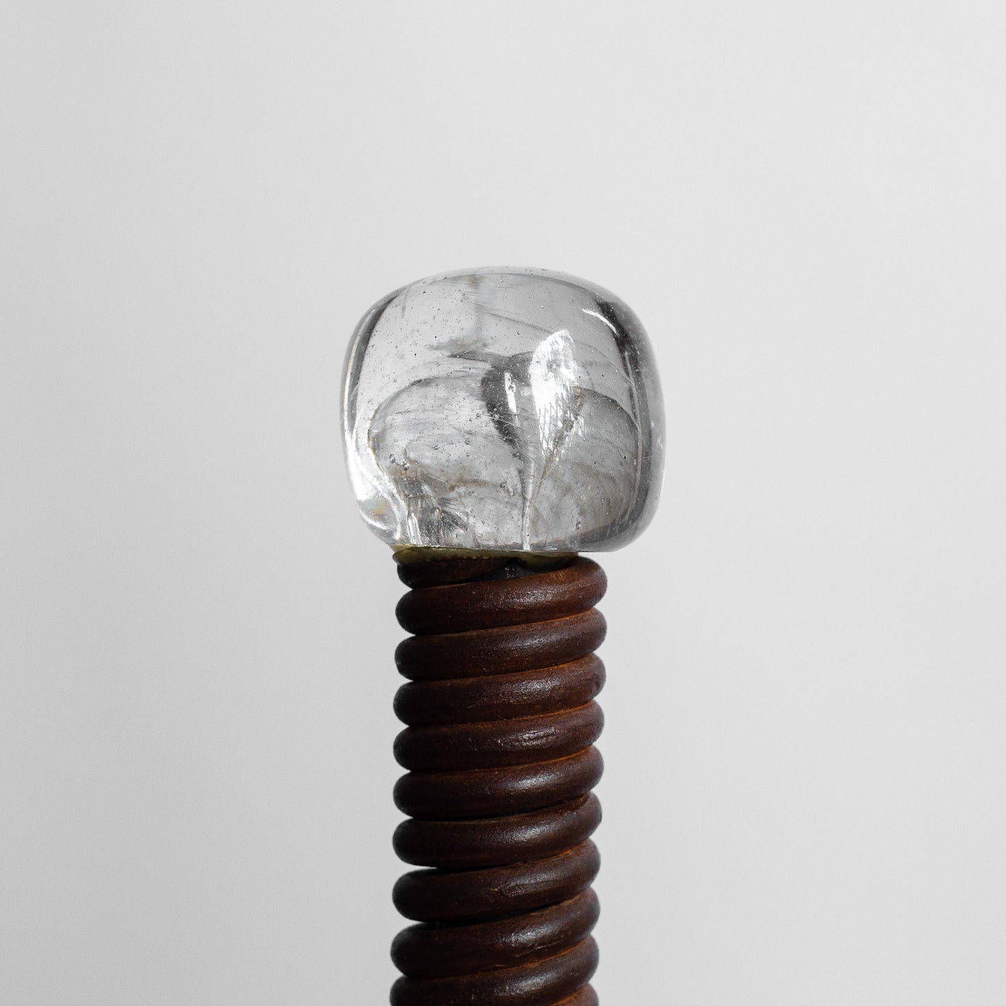 Unique large hand mirror, France. Late 20th Century.
