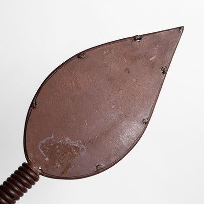 Unique large hand mirror, France. Late 20th Century.
