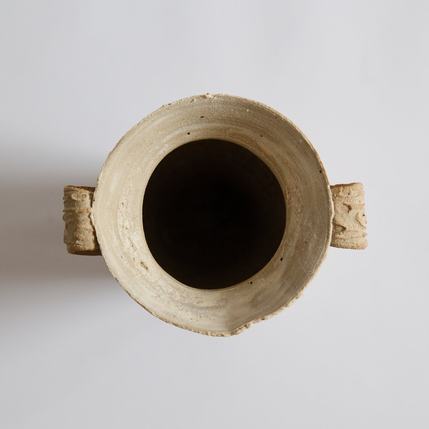 Stoneware Handled Vase, John Kershaw, England. 2000s.