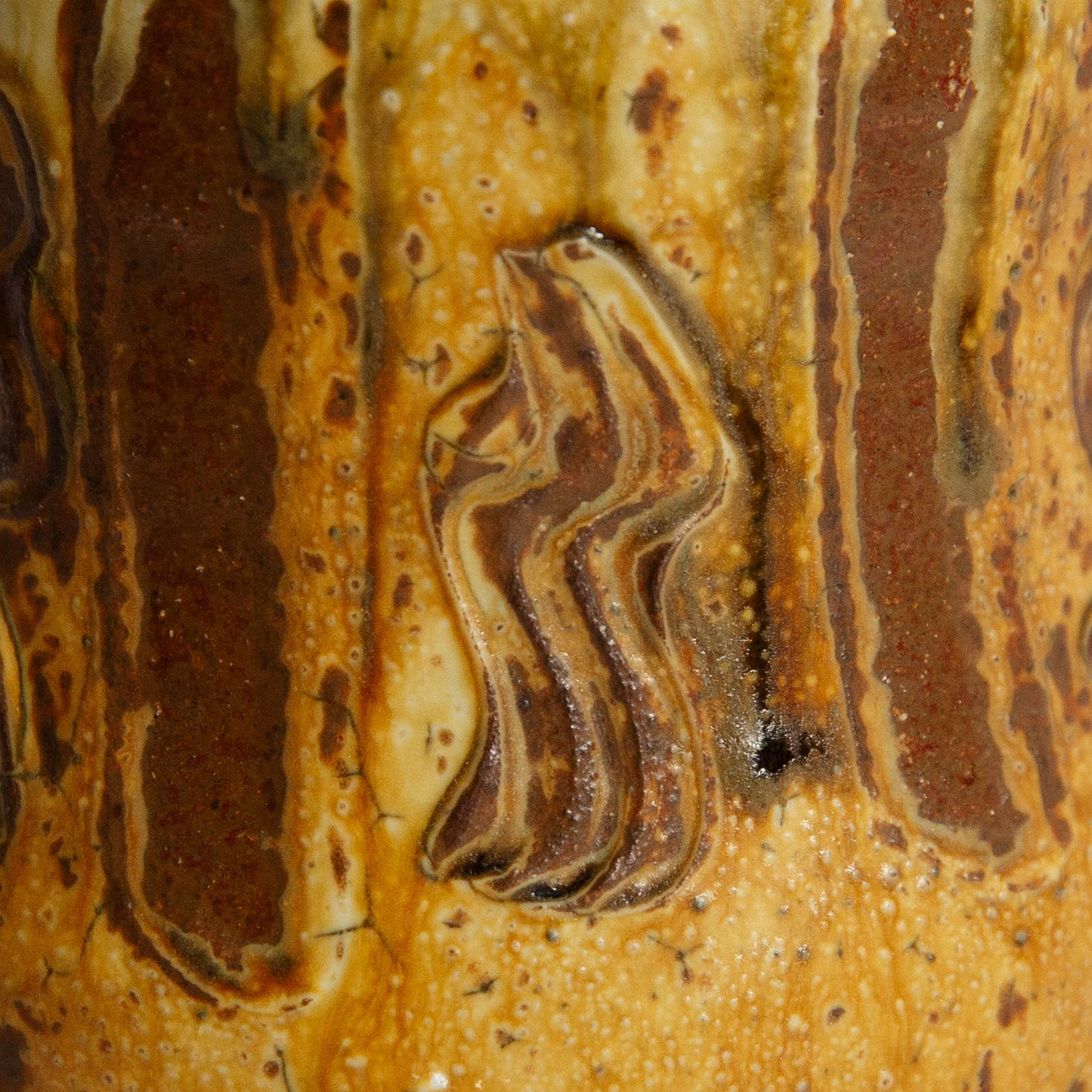 Stoneware Handled Vase, Mike Dodd, England. Circa 2010.