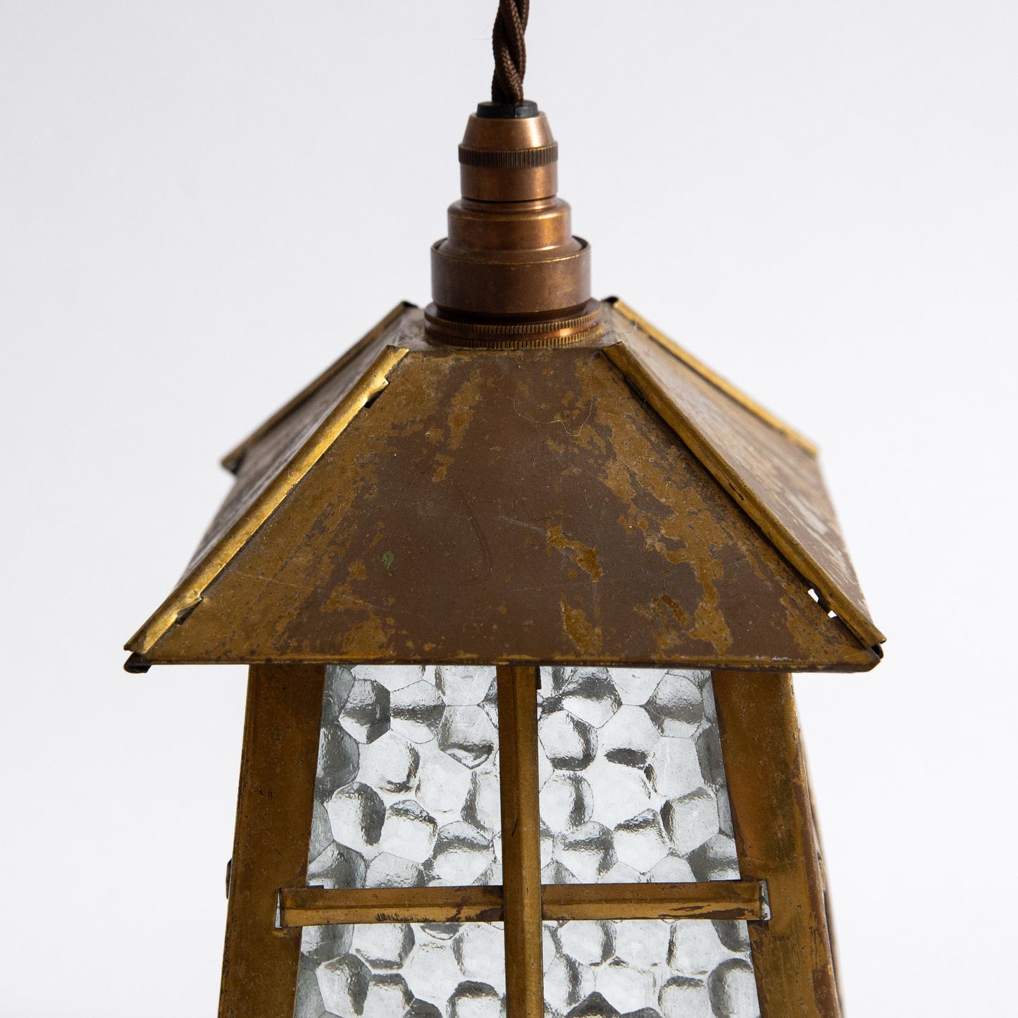 Small Arts & Crafts Hanging Lantern, England. Early 20th century.