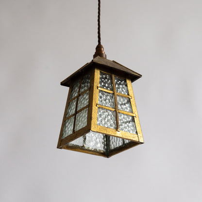Small Arts & Crafts Hanging Lantern, England. Early 20th century.