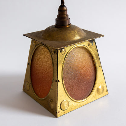Small Arts & Crafts Hanging Lantern, England. Early 20th century.
