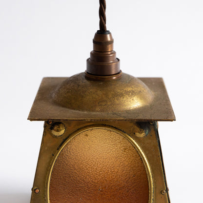 Small Arts & Crafts Hanging Lantern, England. Early 20th century.