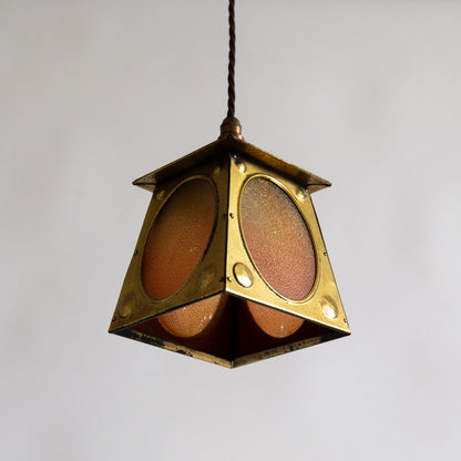 Small Arts & Crafts Hanging Lantern, England. Early 20th century.