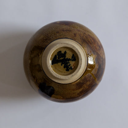 Unique Stoneware Vase, Carl Cunningham-Cole, Sweden. 1980s.