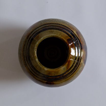 Unique Stoneware Vase, Carl Cunningham-Cole, Sweden. 1980s.