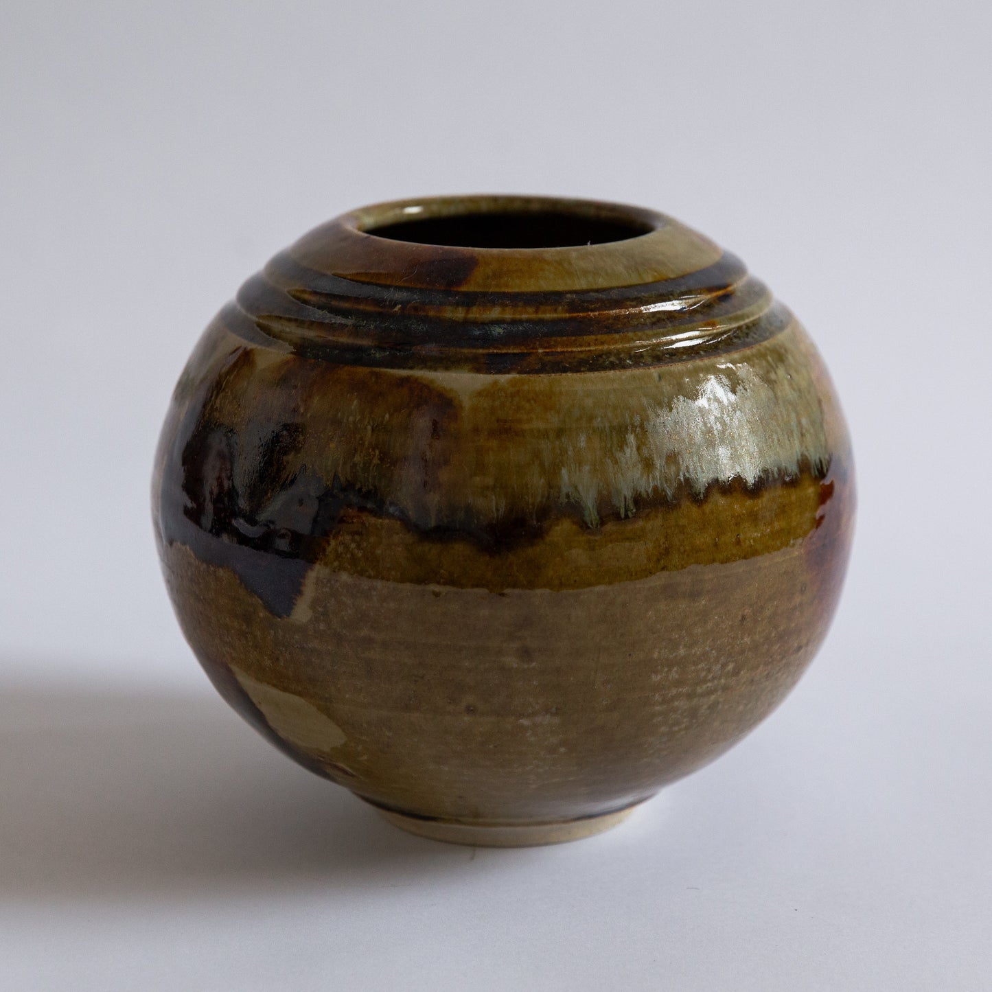 Unique Stoneware Vase, Carl Cunningham-Cole, Sweden. 1980s.