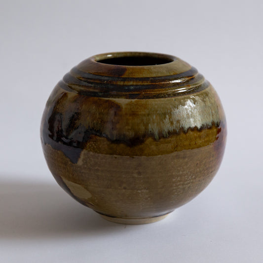 Unique Stoneware Vase, Carl Cunningham-Cole, Sweden. 1980s.