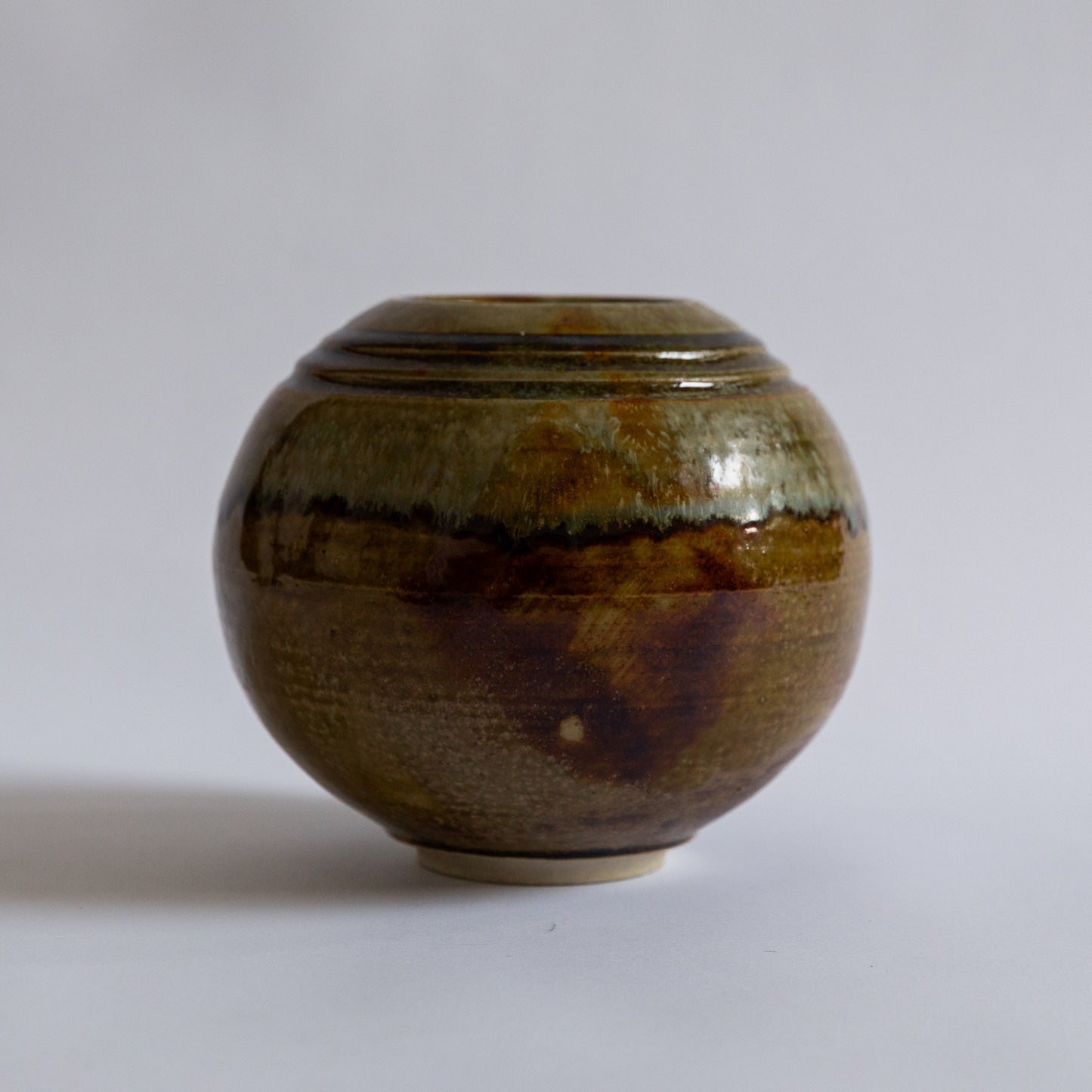 Unique Stoneware Vase, Carl Cunningham-Cole, Sweden. 1980s.