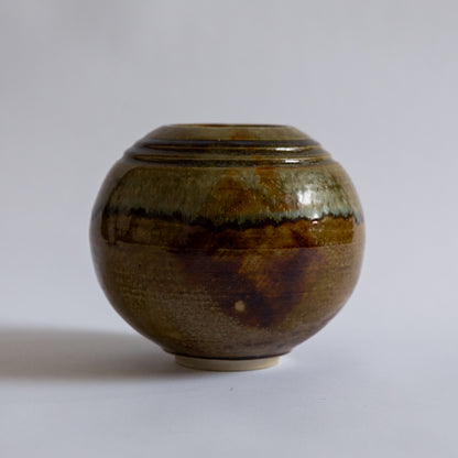 Unique Stoneware Vase, Carl Cunningham-Cole, Sweden. 1980s.