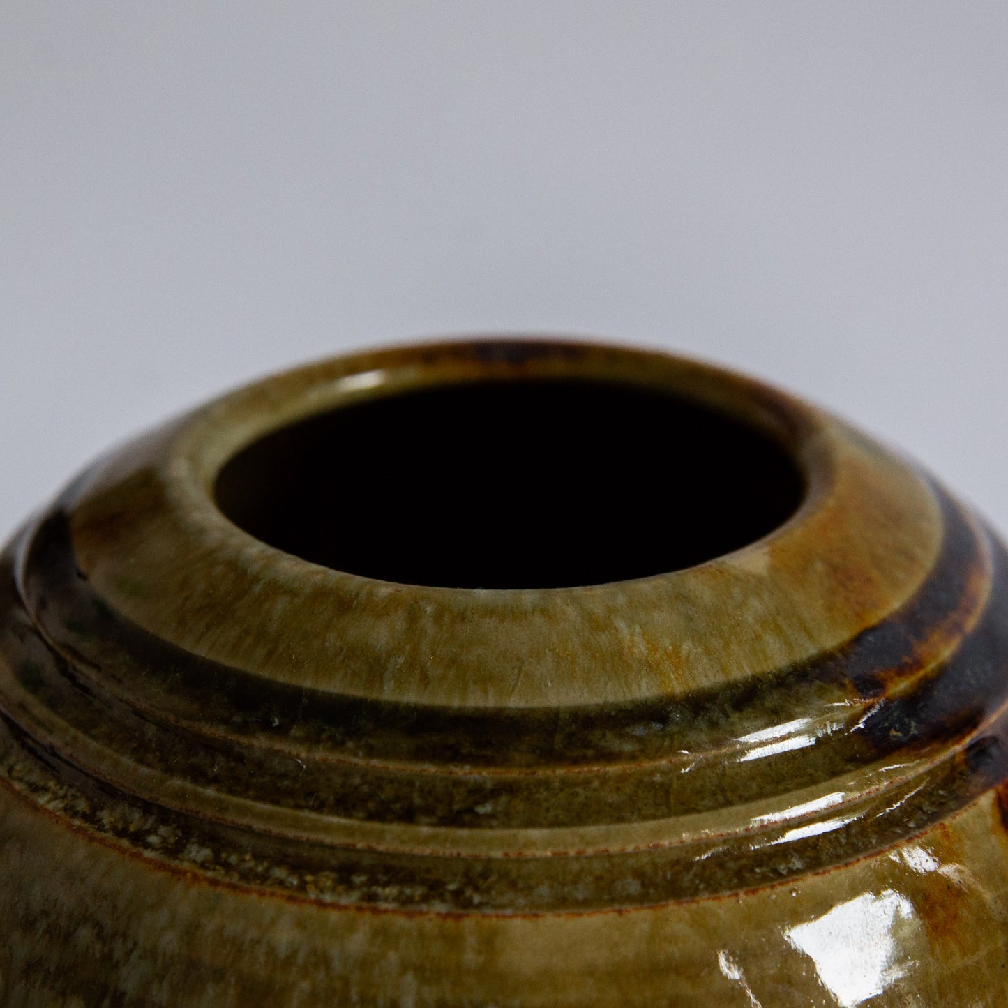 Unique Stoneware Vase, Carl Cunningham-Cole, Sweden. 1980s.