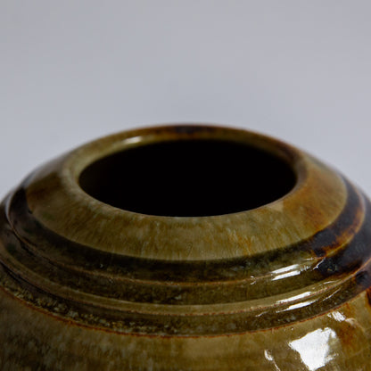 Unique Stoneware Vase, Carl Cunningham-Cole, Sweden. 1980s.