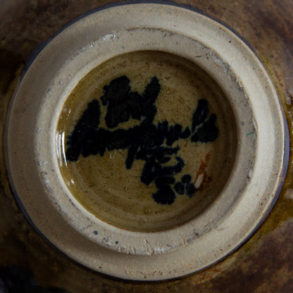 Unique Stoneware Vase, Carl Cunningham-Cole, Sweden. 1980s.