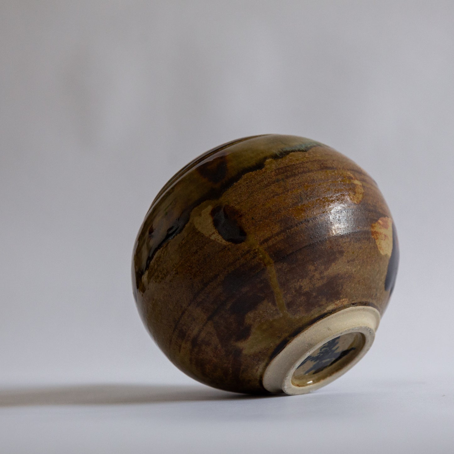 Unique Stoneware Vase, Carl Cunningham-Cole, Sweden. 1980s.