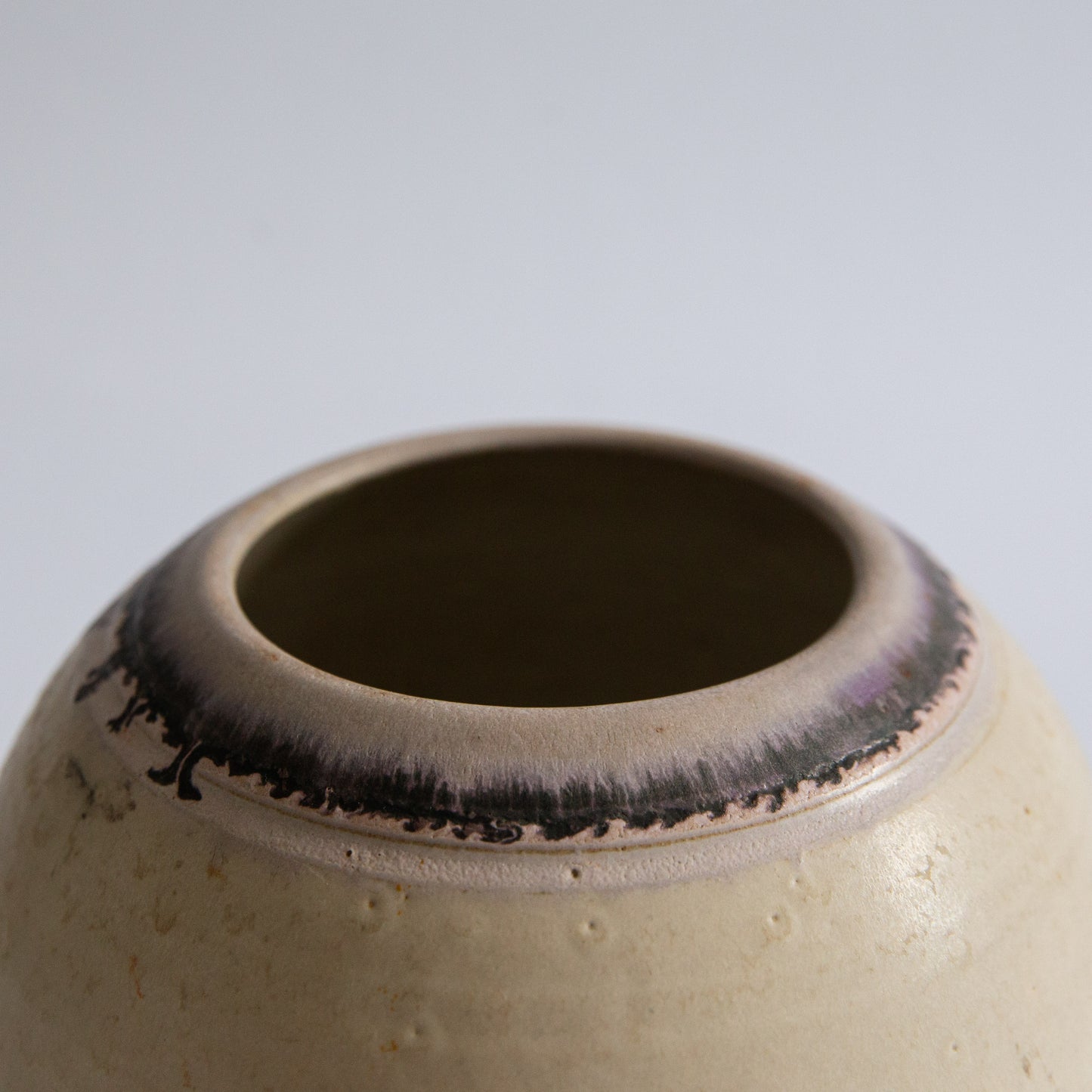 Unique Stoneware Vase, Carl Cunningham-Cole, Sweden. 1985.