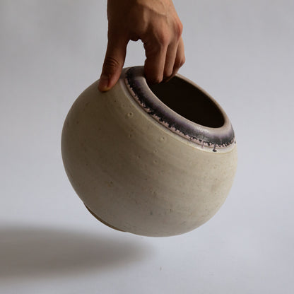 Unique Stoneware Vase, Carl Cunningham-Cole, Sweden. 1985.