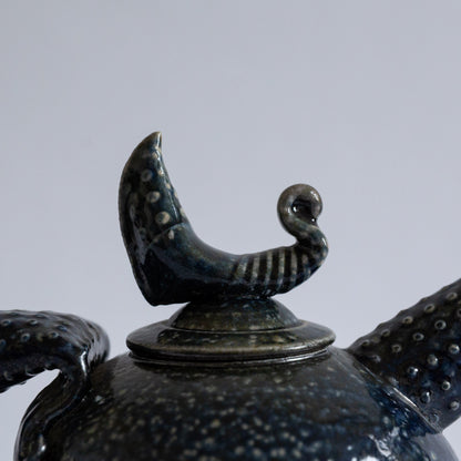 Very Rare Stoneware Teapot, Mark Smith, England. Late 1990s.