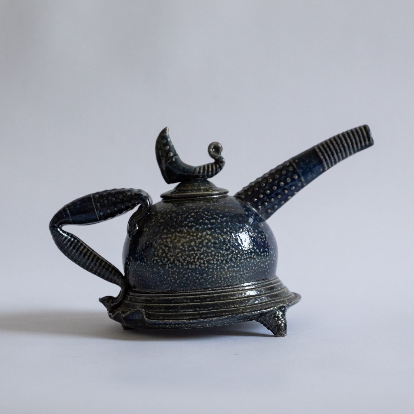 Very Rare Stoneware Teapot, Mark Smith, England. Late 1990s.