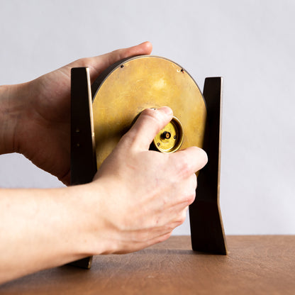 Rare Kienzle Mechanical Table Clock, West Germany. 1960s.