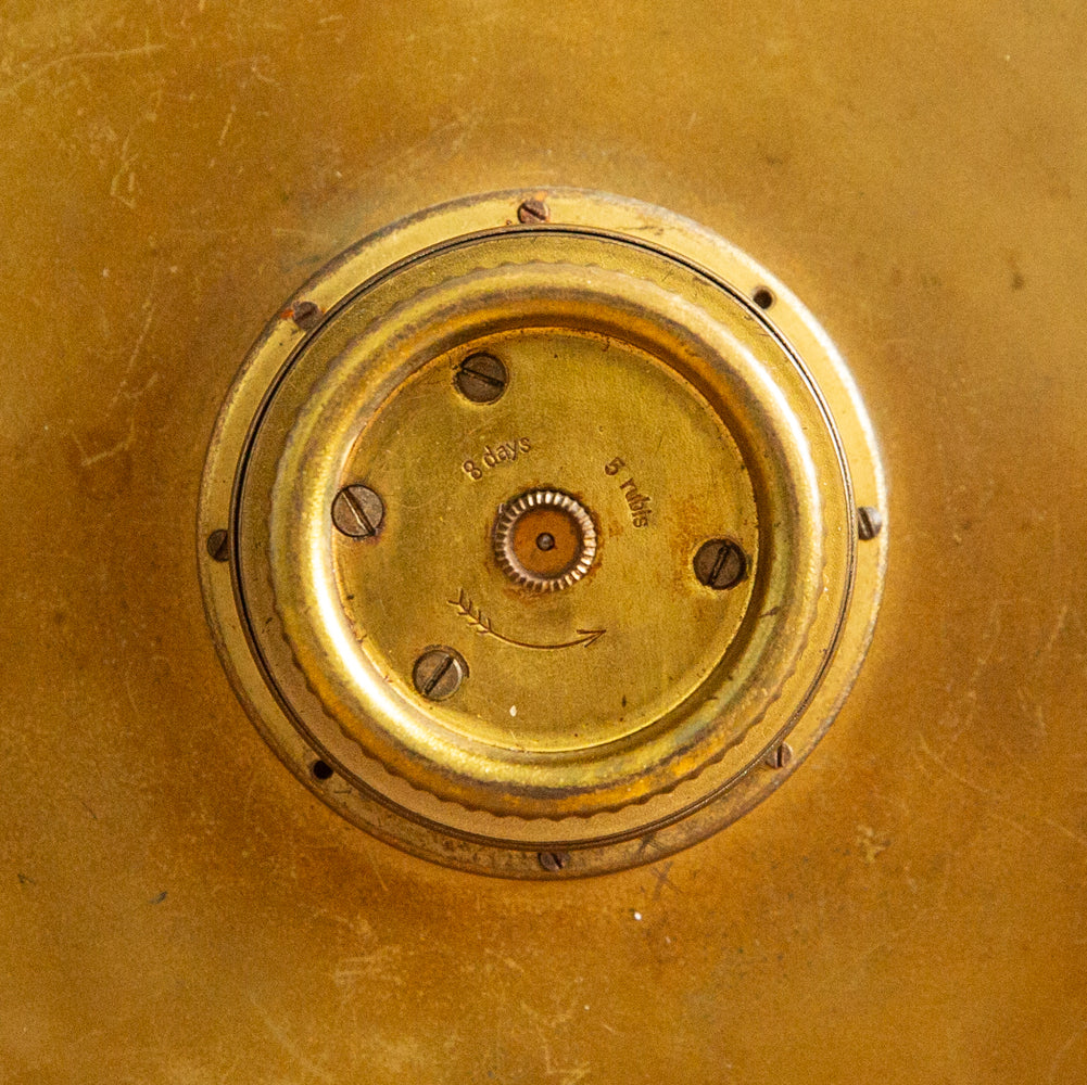 Rare Kienzle Mechanical Table Clock, West Germany. 1960s.