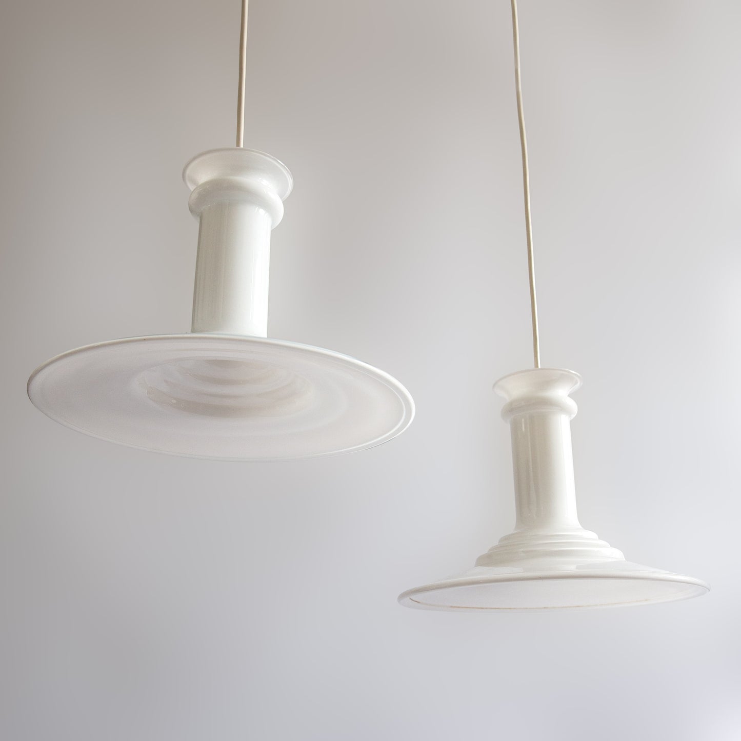 Rare Pair of 'Mythos' Pendants, Sidse Werner, Royal Copenhagen. 1980.