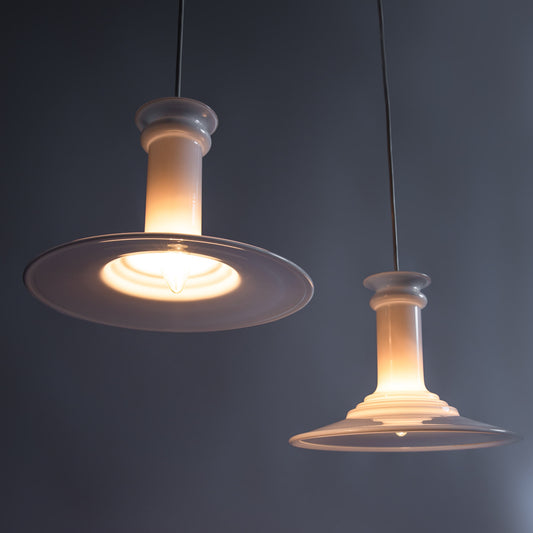 Rare Pair of 'Mythos' Pendants, Sidse Werner, Royal Copenhagen. 1980.