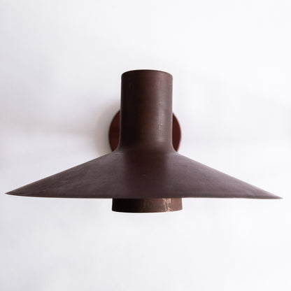 Pair of Large Copper 'Minneapolis' Wall Lamps, Friis & Moltke, Denmark. 1980s.