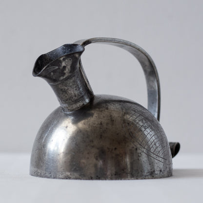 Modernist Pewter Wine Jug, Oscar Antonsson, Athena Ystad, Sweden. 1938.