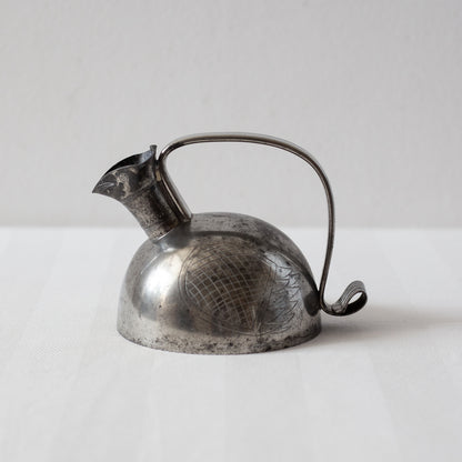 Modernist Pewter Wine Jug, Oscar Antonsson, Athena Ystad, Sweden. 1938.