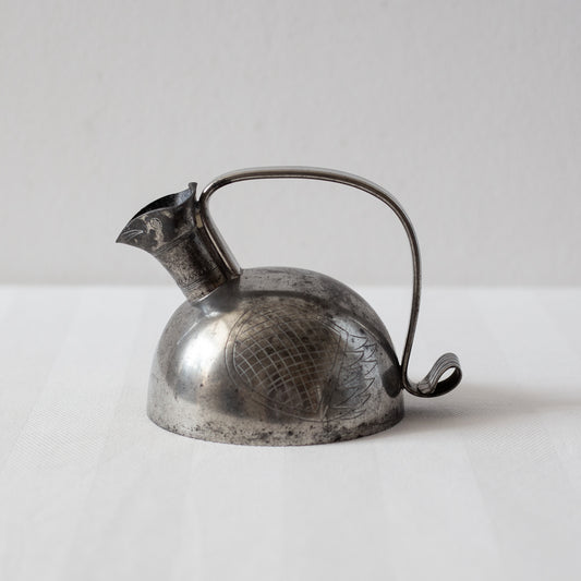 Modernist Pewter Wine Jug, Oscar Antonsson, Athena Ystad, Sweden. 1938.